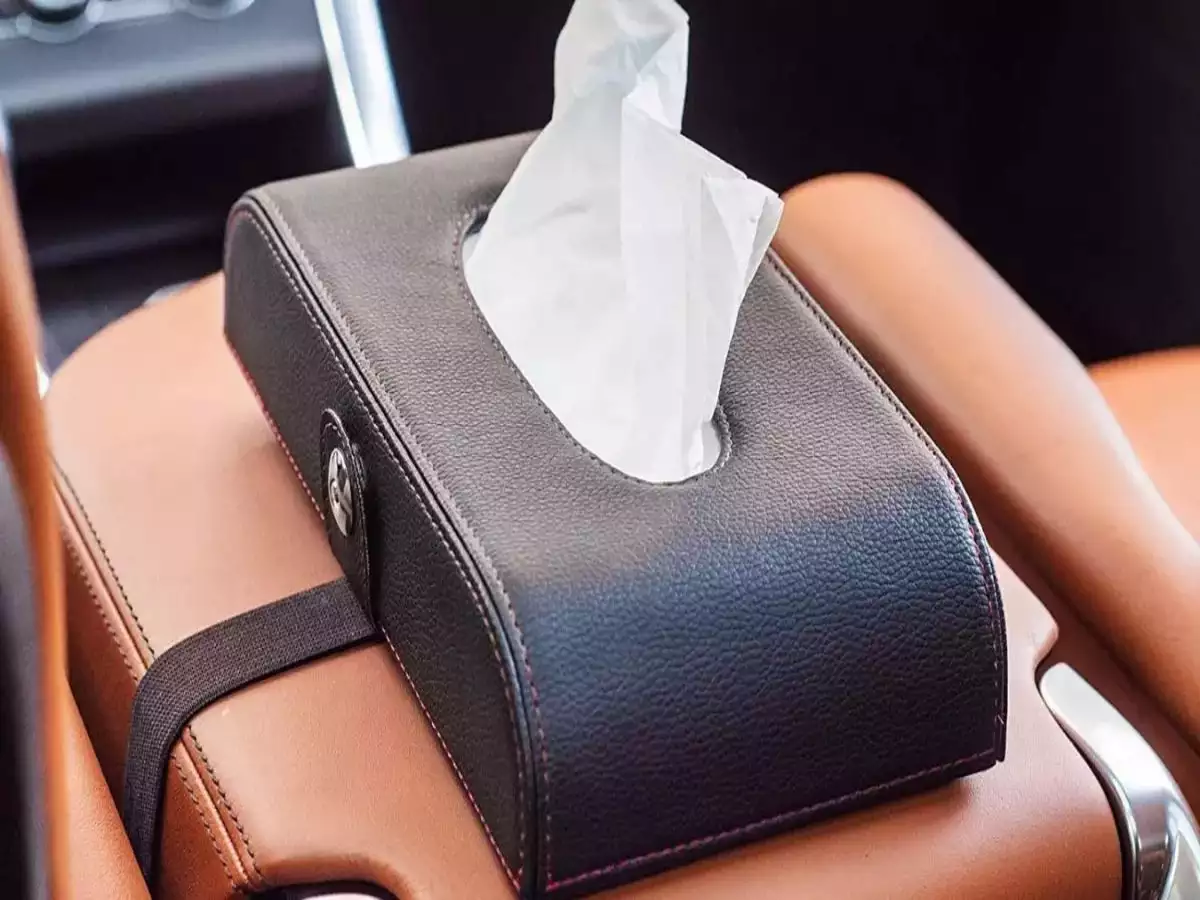 Nandi Car Accessories - Service - Car Leather Tissue Box